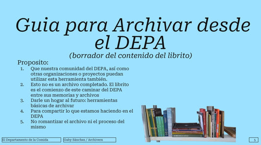 Guía Para Archivar Desde El Depa