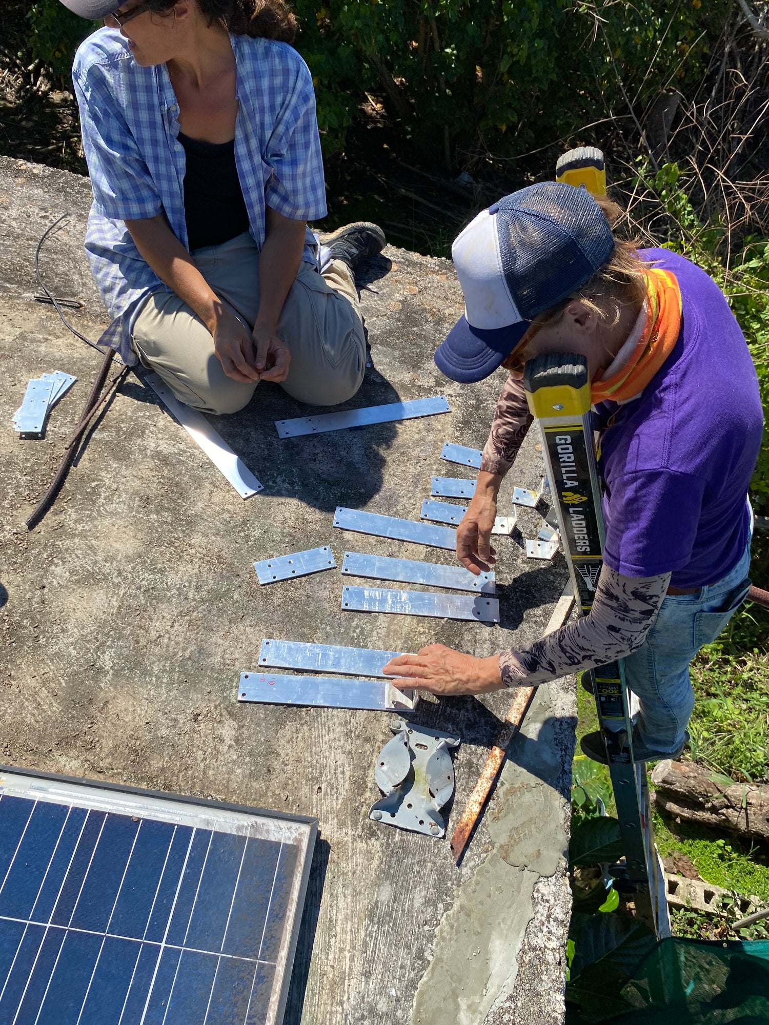 instalación solar DC en Finca de Miguel + Dinorah, Arroyo 2023