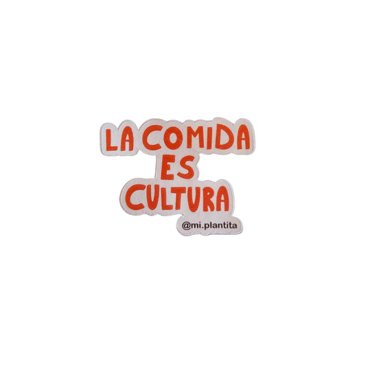 MERCH: Stickers ‘La comida es cultura/food is culture’